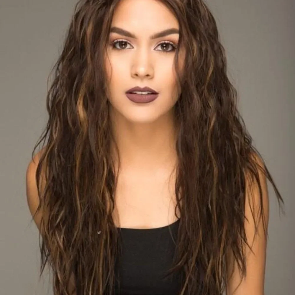 NEW LACE FRONT Wig- 24bt18 Blonde with light brown mix- Heat Friendly!